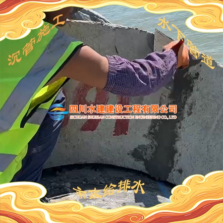 崇仁水利沉管工程水下沉塊安裝